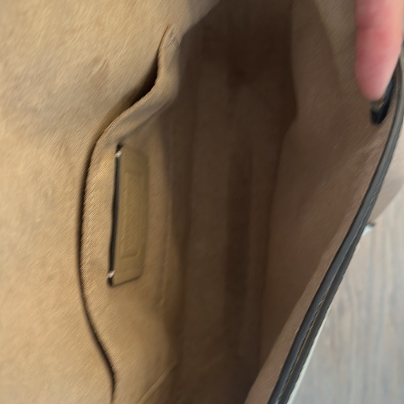 Coach Cream and Tan Crossbody Bag with Gold Hardware - Picture 7 of 8